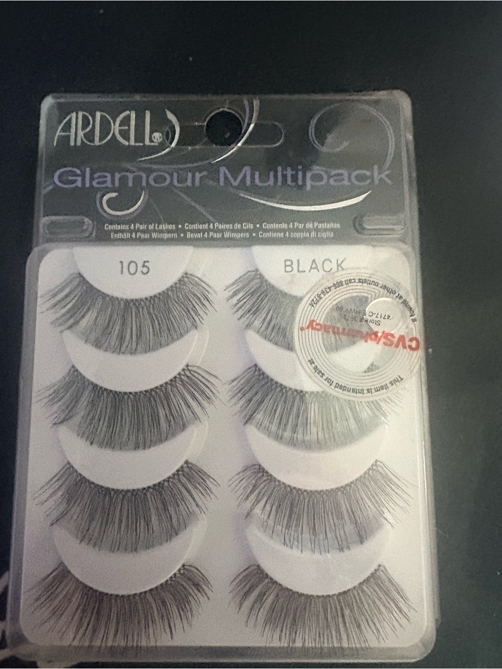 Ardell Glamour Multipack 105 False Eyelashes - Black